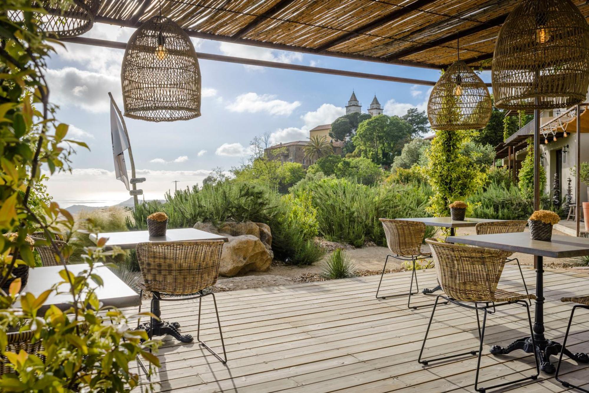 Terre De Maquis, Maison D'Hotes Vue Mer Corse Sari-D'orcino Buitenkant foto