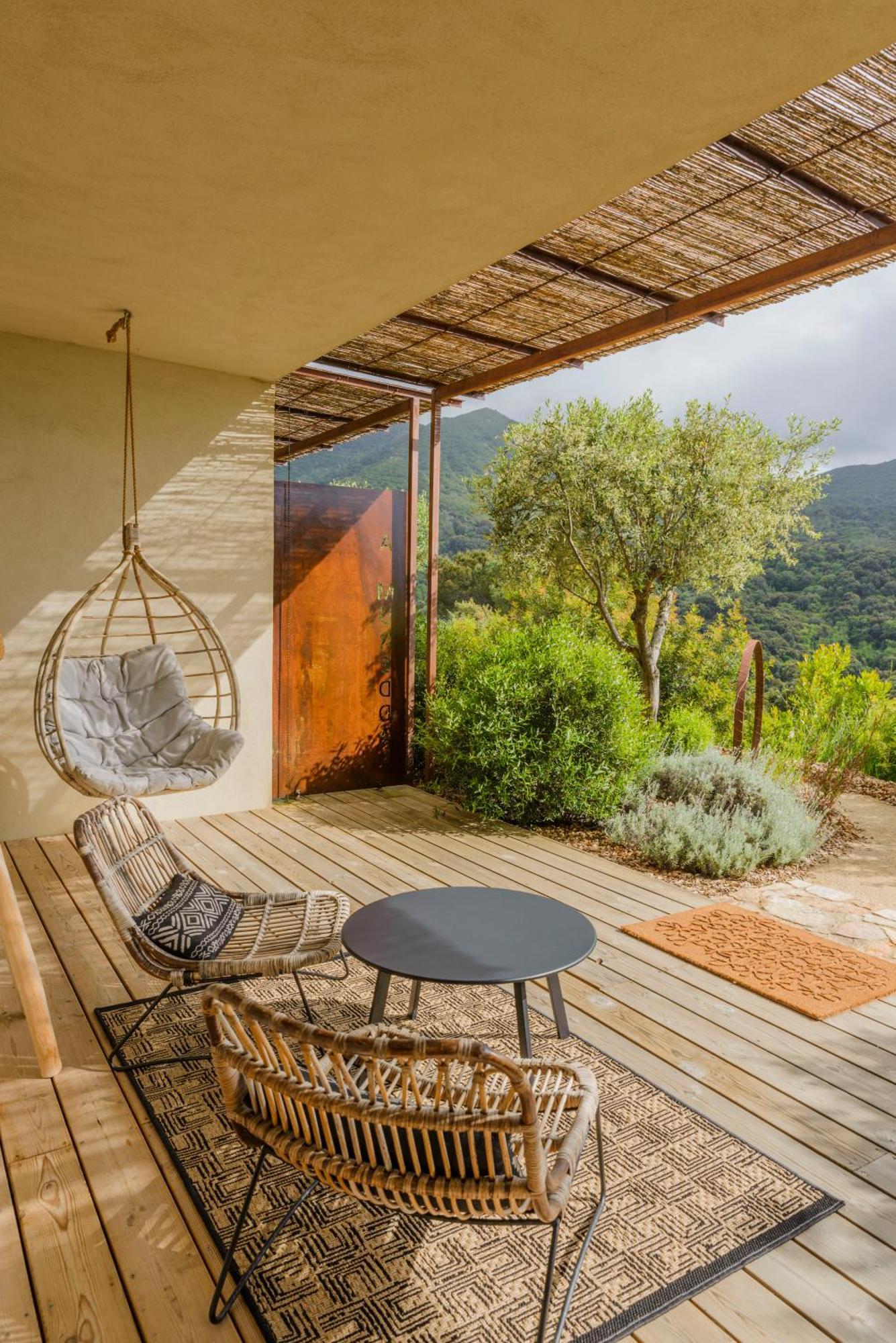 Terre De Maquis, Maison D'Hotes Vue Mer Corse Sari-D'orcino Buitenkant foto