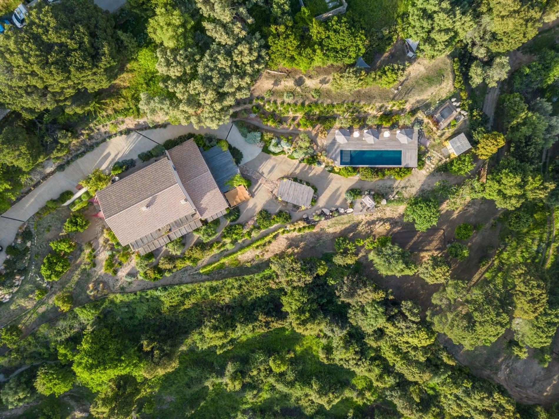 Terre De Maquis, Maison D'Hotes Vue Mer Corse Sari-D'orcino Buitenkant foto